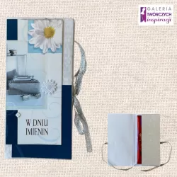 Opakowanie na czekoladę „W Dniu Imienin” - 8,5 na 17 cm